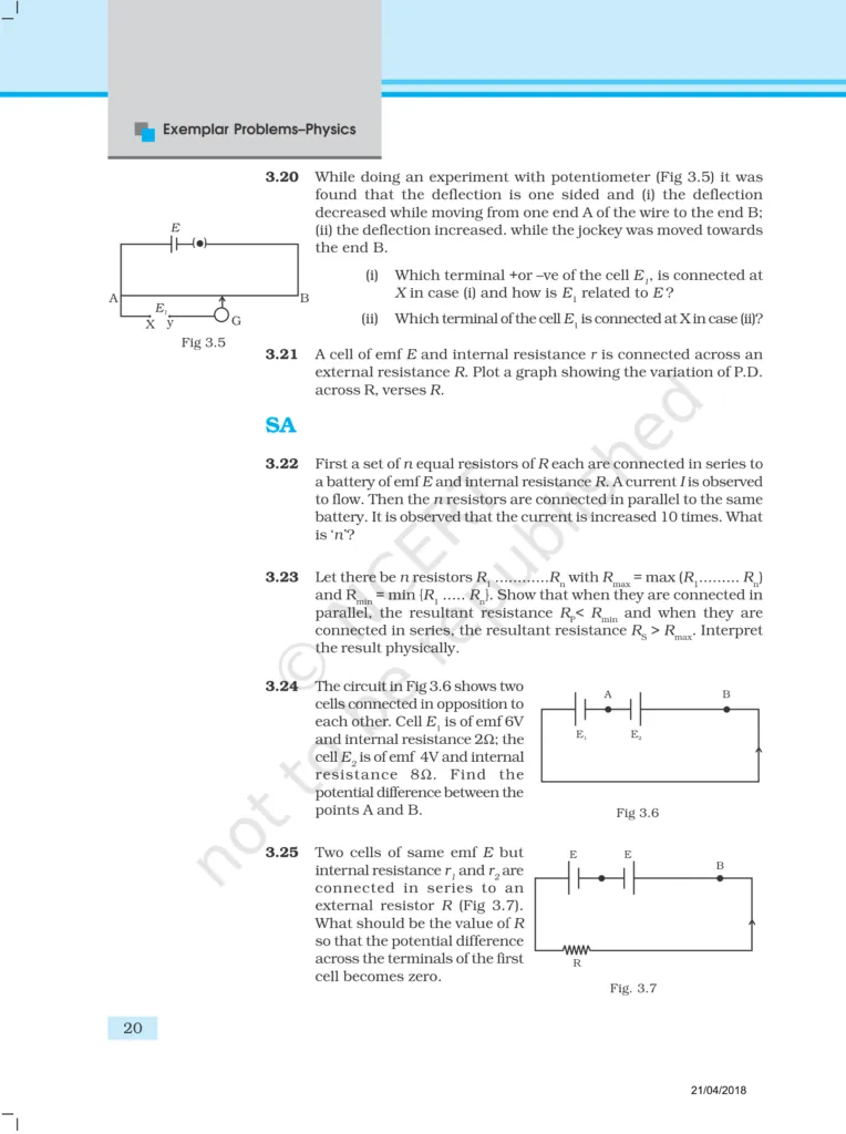 NCERT Exemplar Class 12 Physics Chapter 3 Image 5