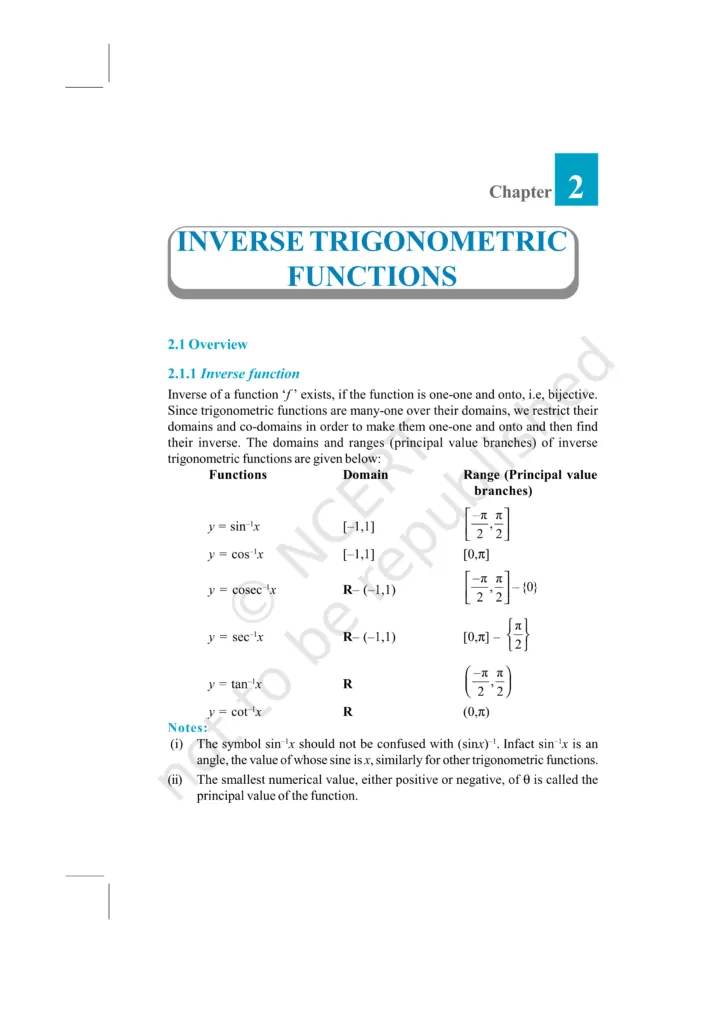 NCERT Exemplar Class 12 Maths Chapter 2 Image 1