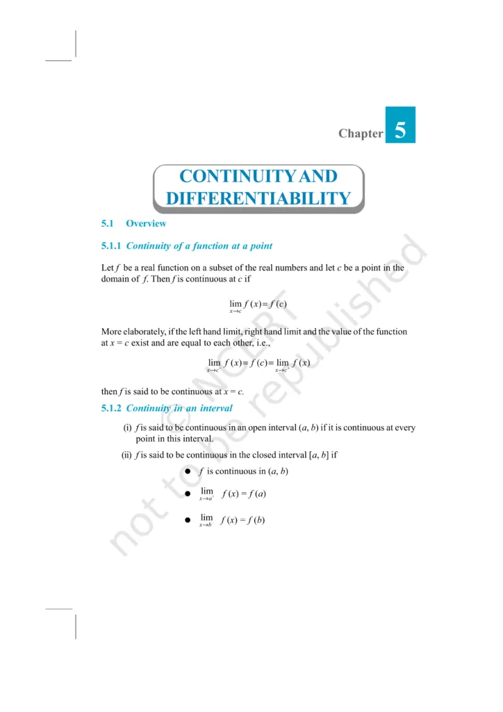 NCERT Exemplar Class 12 Maths Chapter 5 image 1
