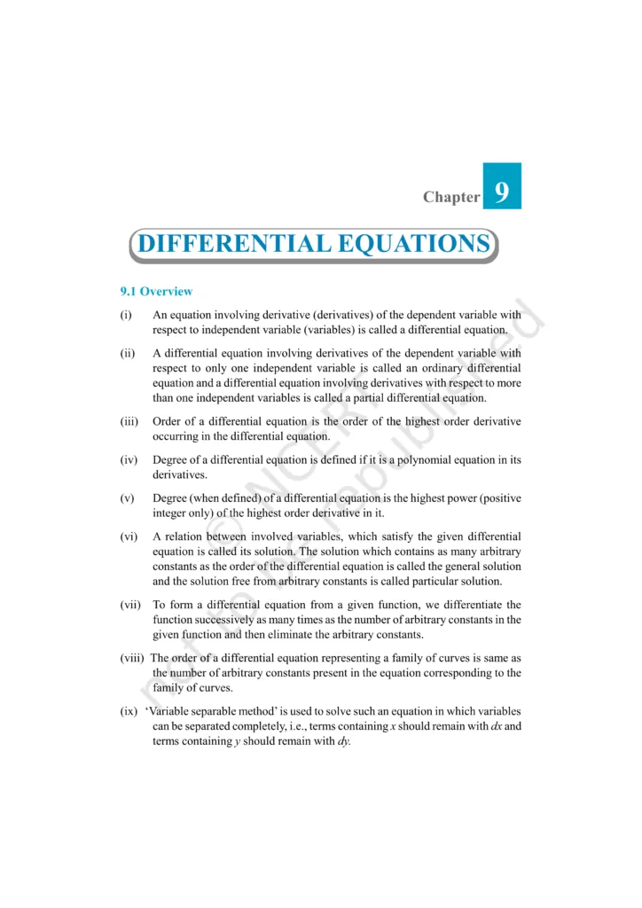 NCERT Exemplar Class 12 Maths Chapter 9 Image 1