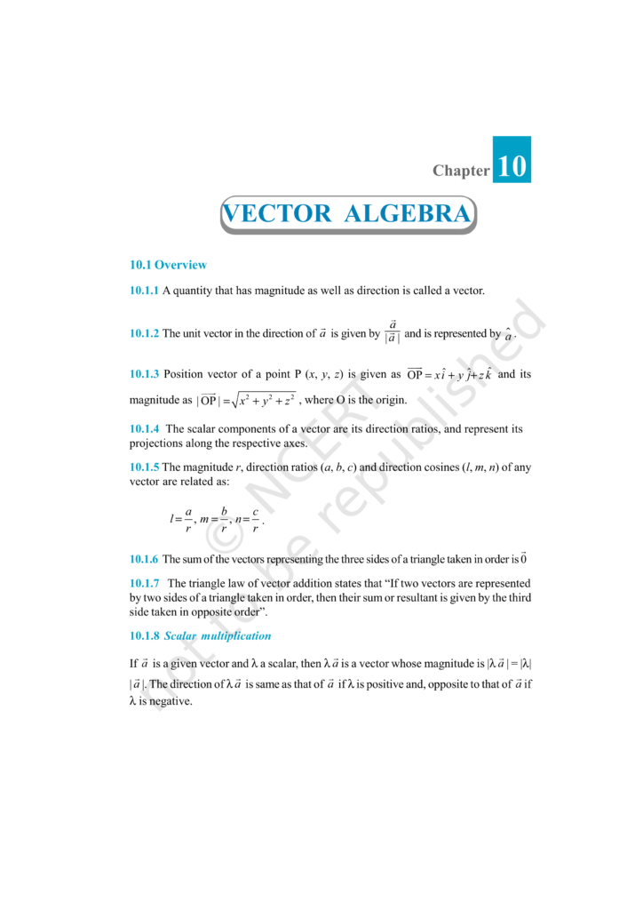 NCERT Exemplar Class 12 Maths Chapter 10 Image 1