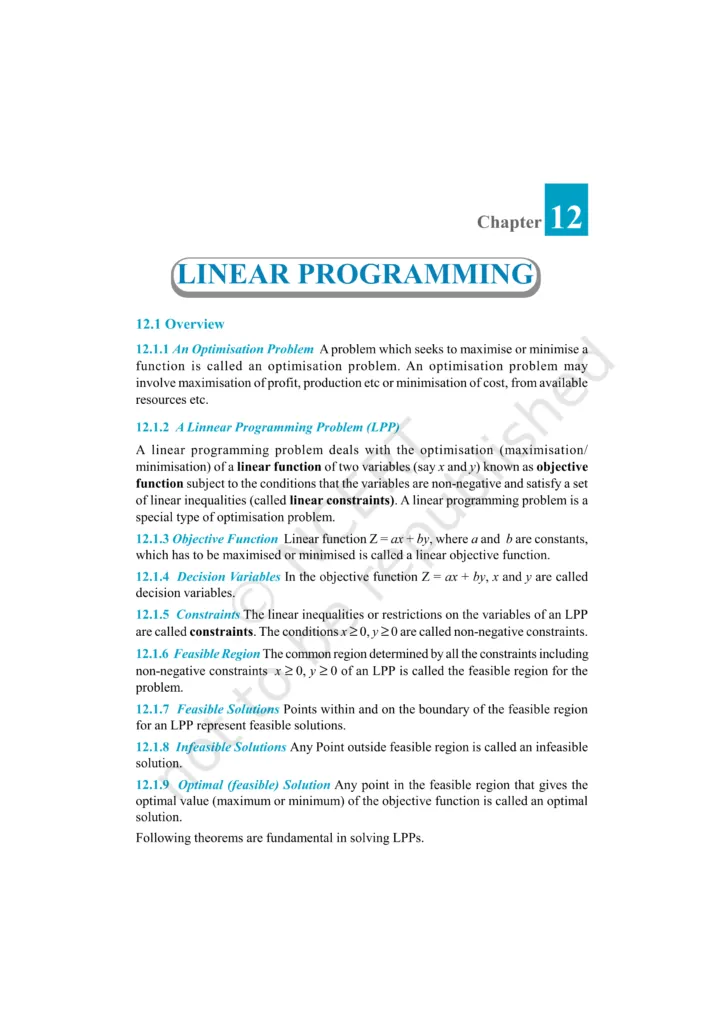 NCERT Exemplar Class 12 Maths Chapter 12 Image 1