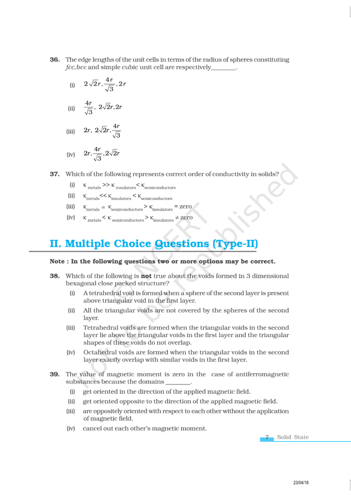 NCERT Exemplar Class 12 Chemistry Chapter 1 Image 7