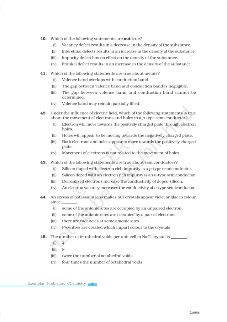 NCERT Exemplar Class 12 Chemistry Chapter 1 Image 8