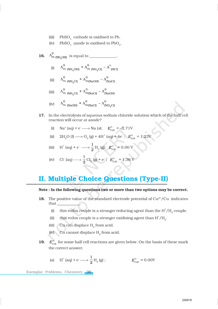 NCERT Exemplar Class 12 Chemistry Chapter 3 Image 4