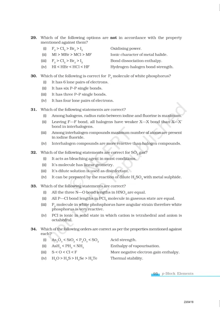 NCERT Exemplar Class 12 Chemistry Chapter 7 Image 6