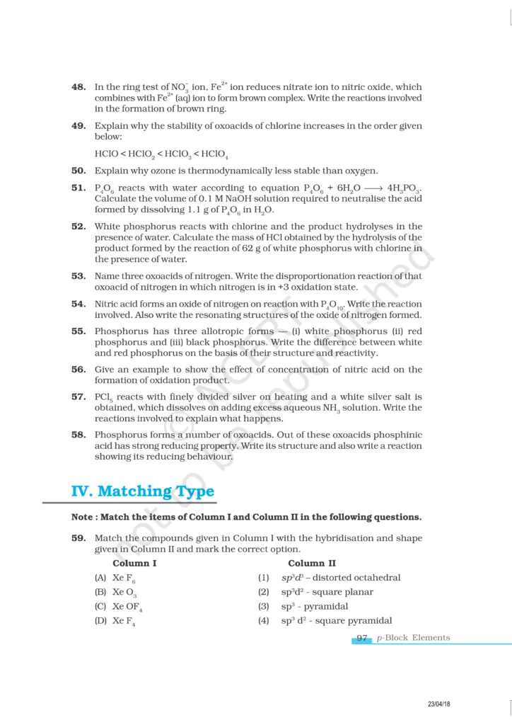NCERT Exemplar Class 12 Chemistry Chapter 7 Image 8