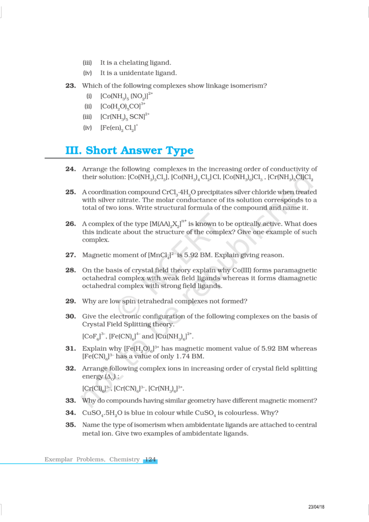 NCERT Exemplar Class 12 Chemistry Chapter 9 Image 5