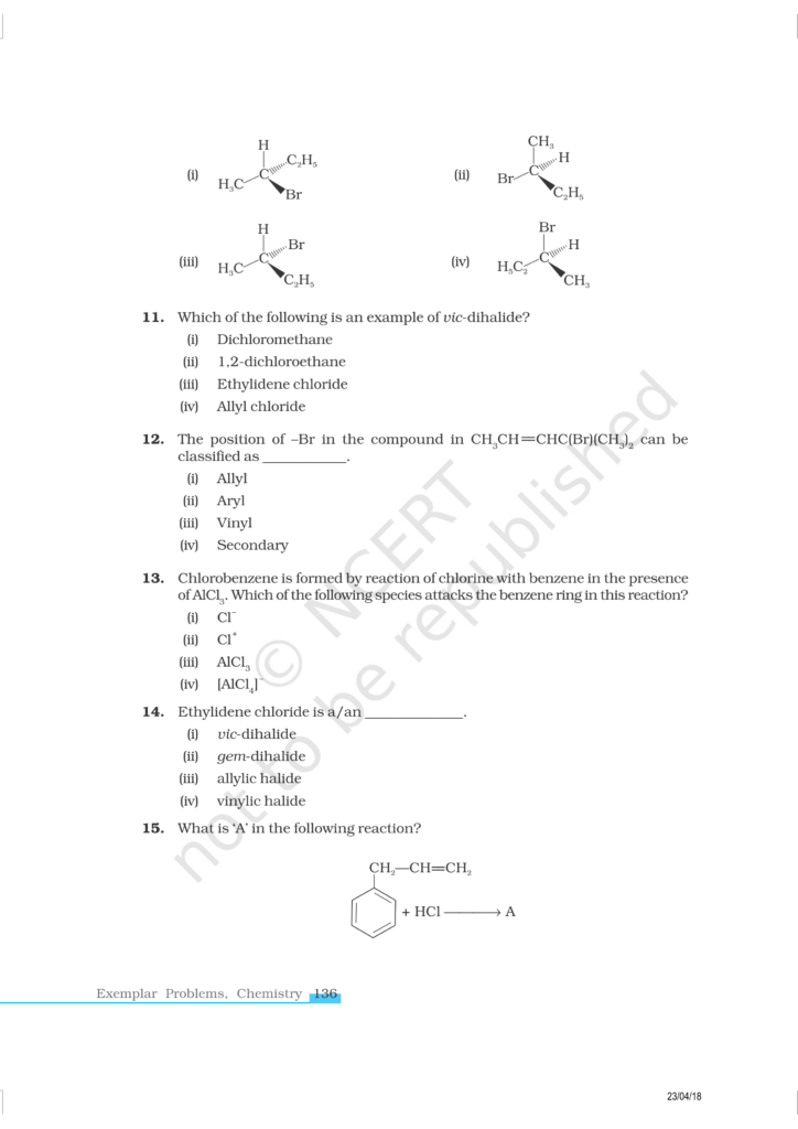 NCERT Exemplar Class 12 Chemistry Chapter 10 Image 4