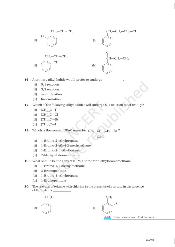 NCERT Exemplar Class 12 Chemistry Chapter 10 Image 5