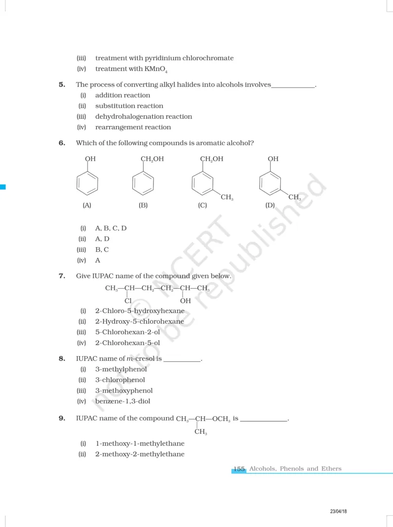 NCERT Exemplar Class 12 Chemistry Chapter 11 Image 2