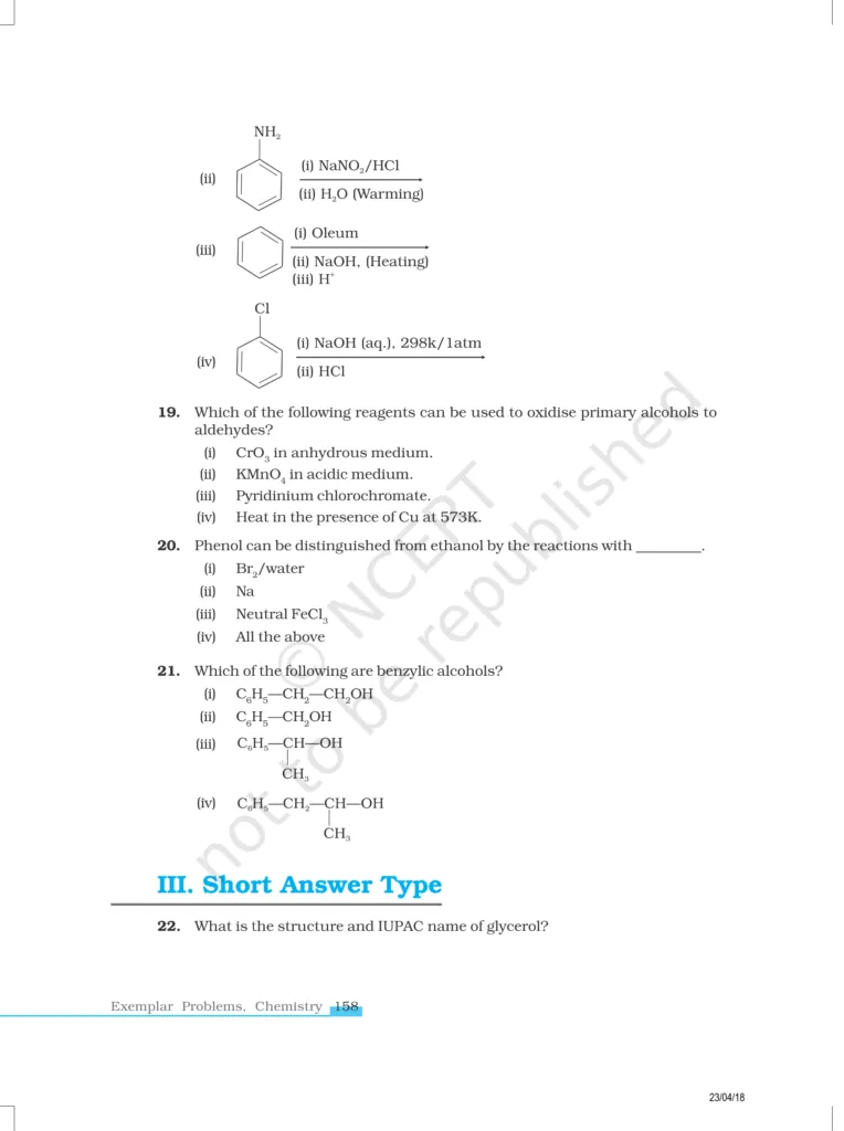NCERT Exemplar Class 12 Chemistry Chapter 11 Image 5