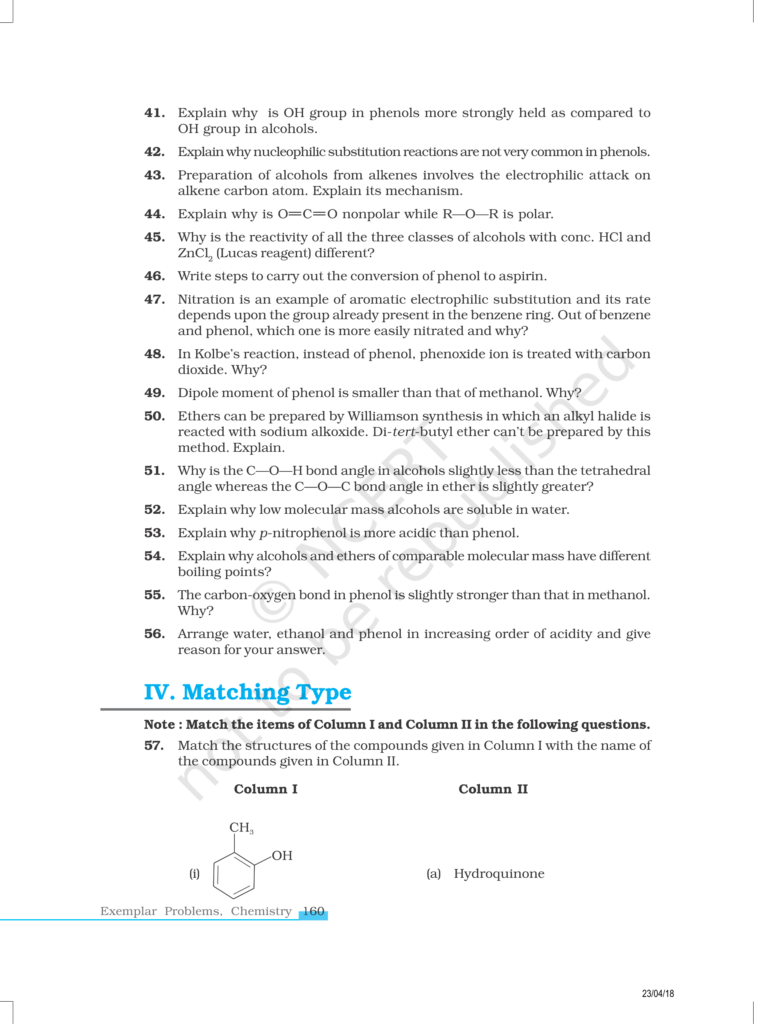 NCERT Exemplar Class 12 Chemistry Chapter 11 Image 7