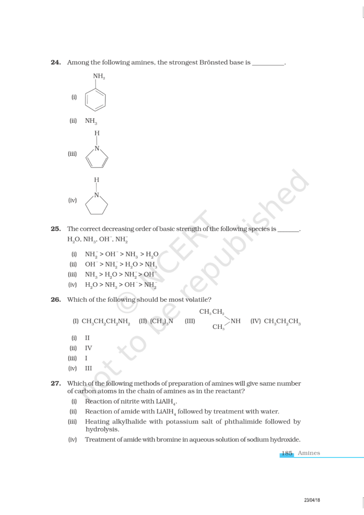 NCERT Exemplar Class 12 Chemistry Chapter 13 Image 6