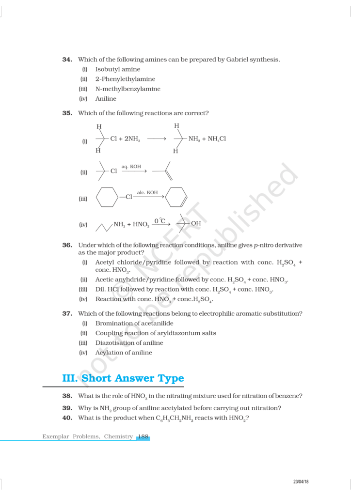 NCERT Exemplar Class 12 Chemistry Chapter 13 Image 9