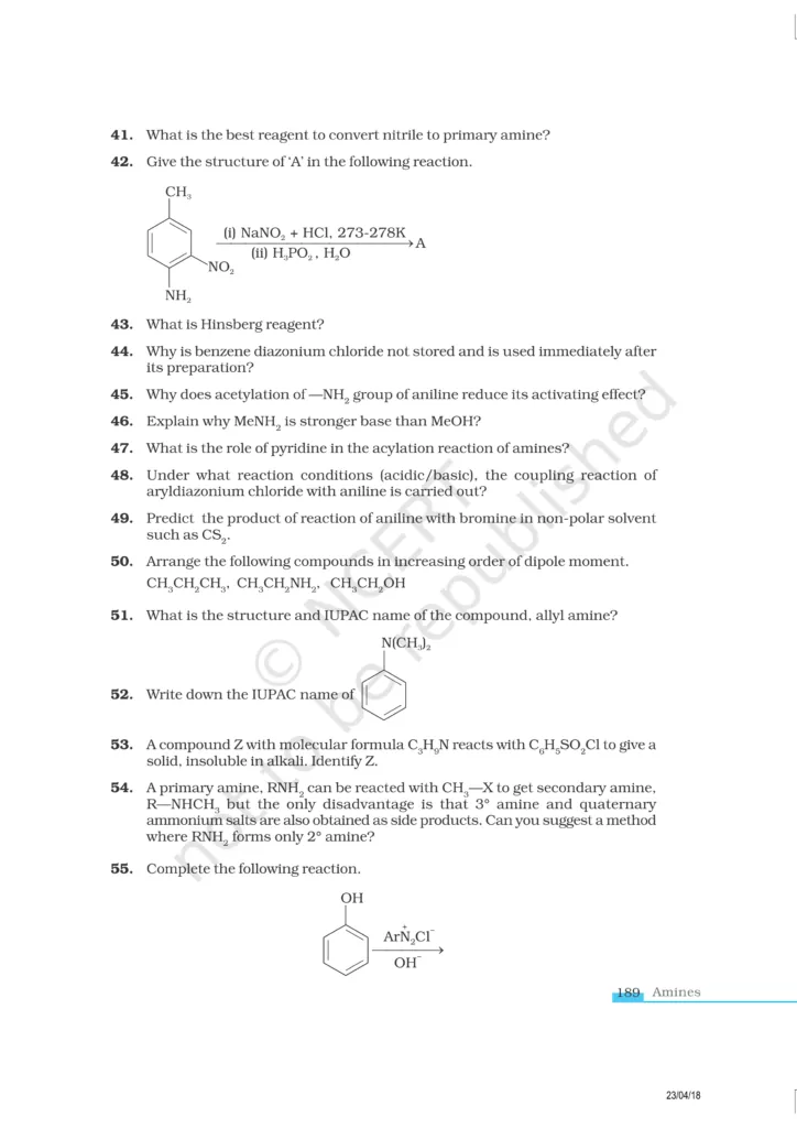 NCERT Exemplar Class 12 Chemistry Chapter 13 Image 10