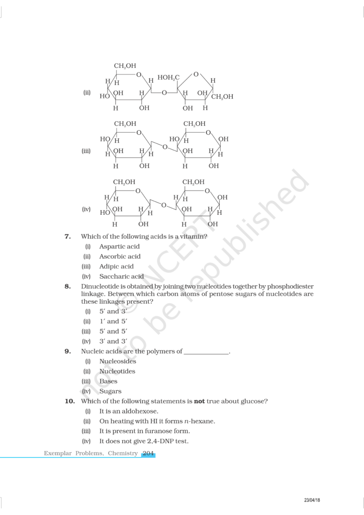 NCERT Exemplar Class 12 Chemistry Chapter 14 Image 3