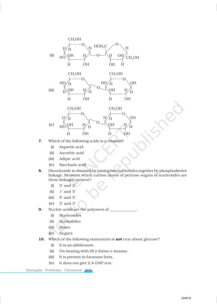 NCERT Exemplar Class 12 Chemistry Chapter 14 Image 3