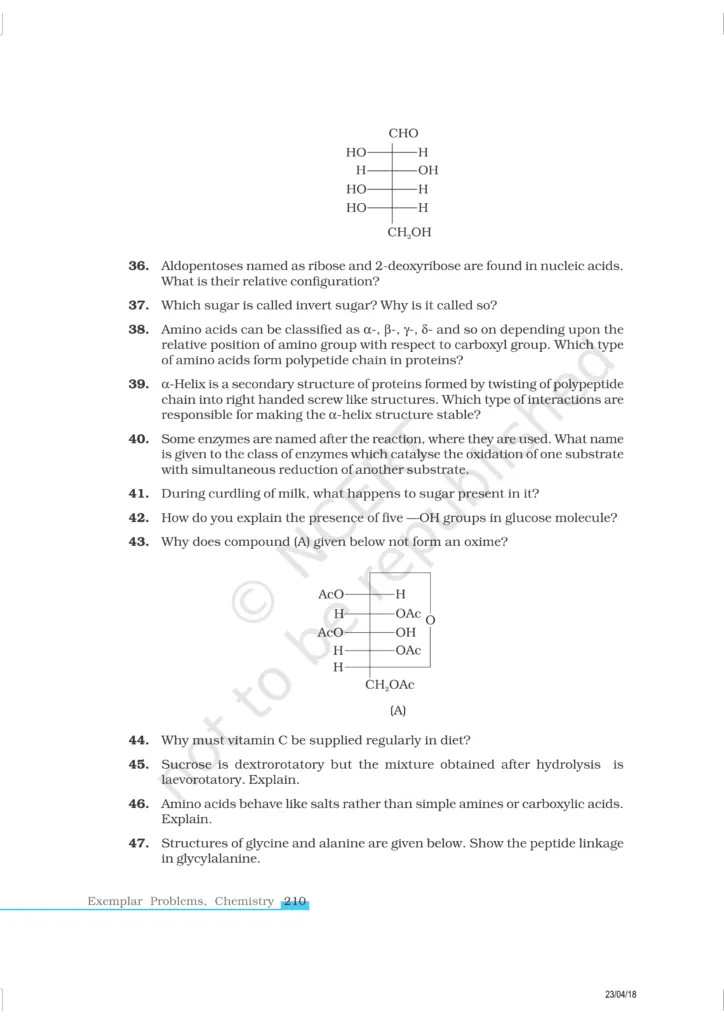 NCERT Exemplar Class 12 Chemistry Chapter 14 Image 9