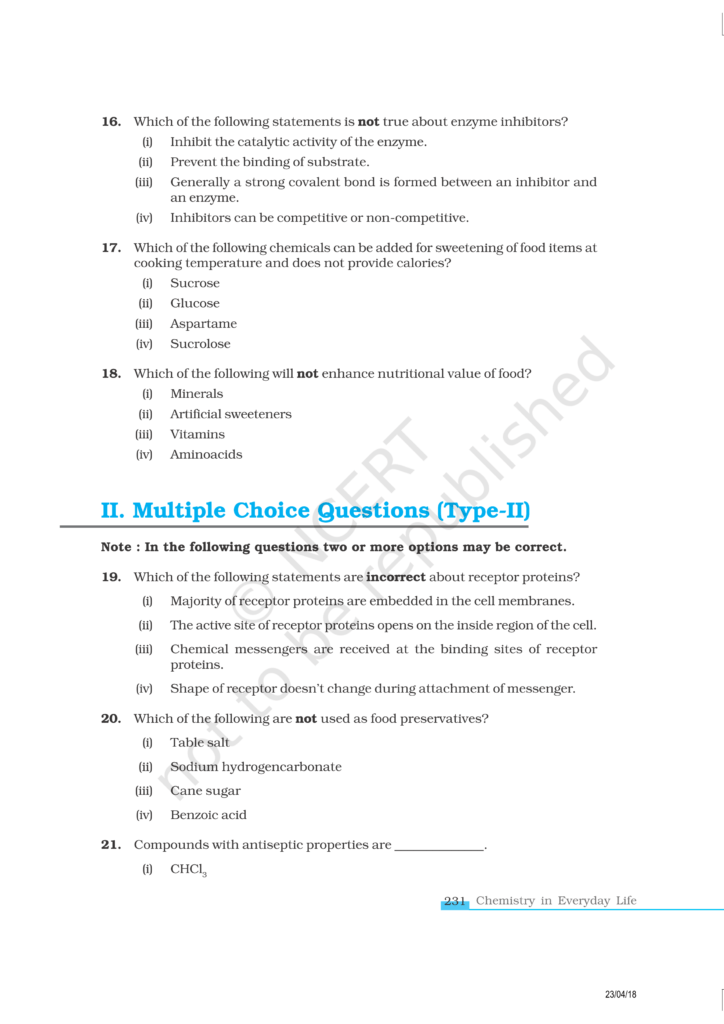 NCERT Exemplar Class 12 Chemistry Chapter 16 Image 4