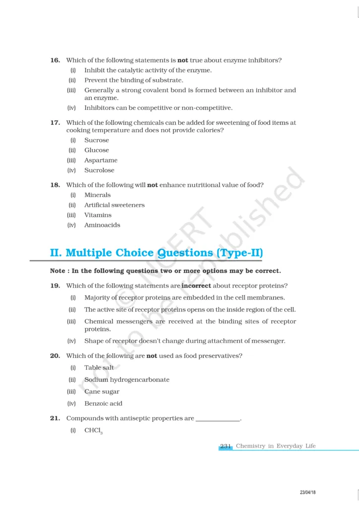 NCERT Exemplar Class 12 Chemistry Chapter 16 Image 4