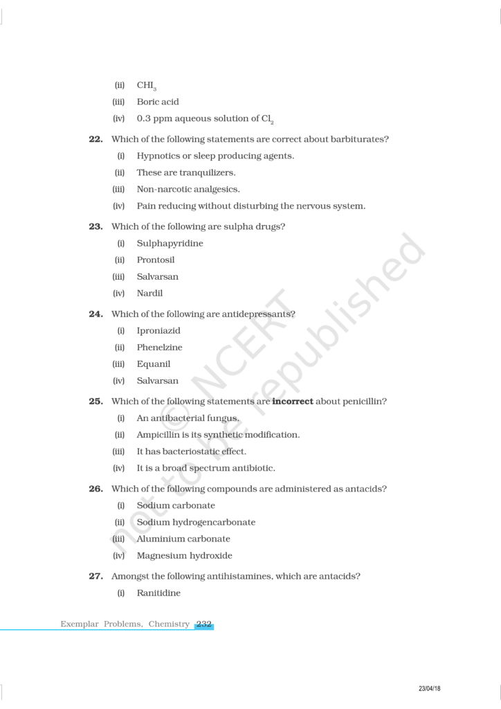 NCERT Exemplar Class 12 Chemistry Chapter 16 Image 5