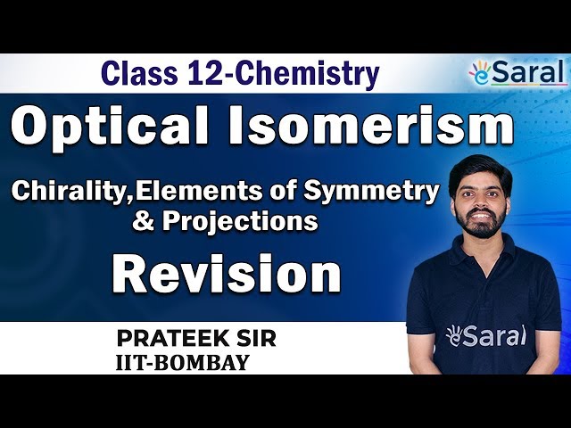 Optical Isomerism Revision Part1- Chemistry Class 12, JEE, NEET