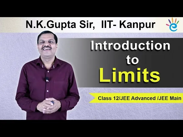 Limits for JEE Main / JEE Advanced in Hindi - Mathematics class 12 by eSaral