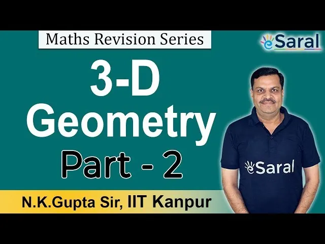 3D Geometry - Part 2 | Quick Revision | All Formulae & Key Points | Class 12, JEE | N.K. Gupta Sir