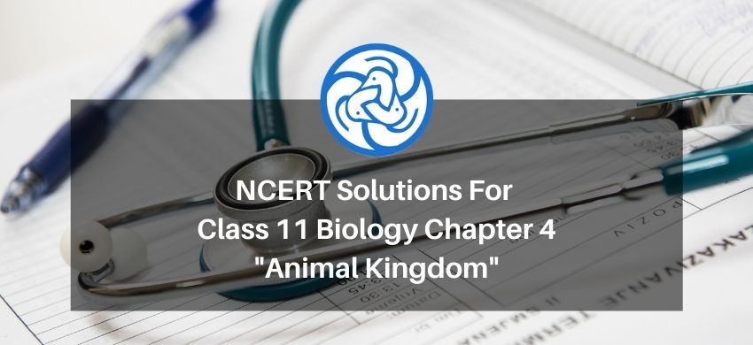 NCERT Solutions for Class 11 Biology chapter 4 Animal Kingdom PDF