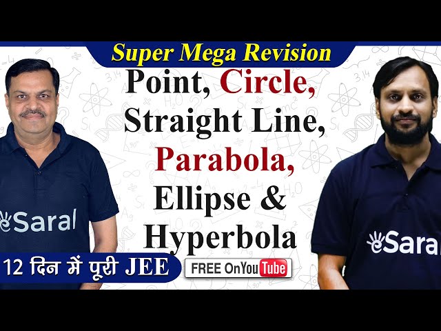 Coordinate Geometry | Complete Conic Sections | JEE Maths One shot - eSaral