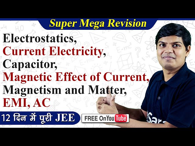 Electromagnetism | Electrodynamics | Class 12, JEE One Shot - eSaral