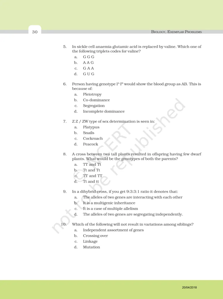 NCERT Exemplar Class 12 Biology Chapter 5 Image 2