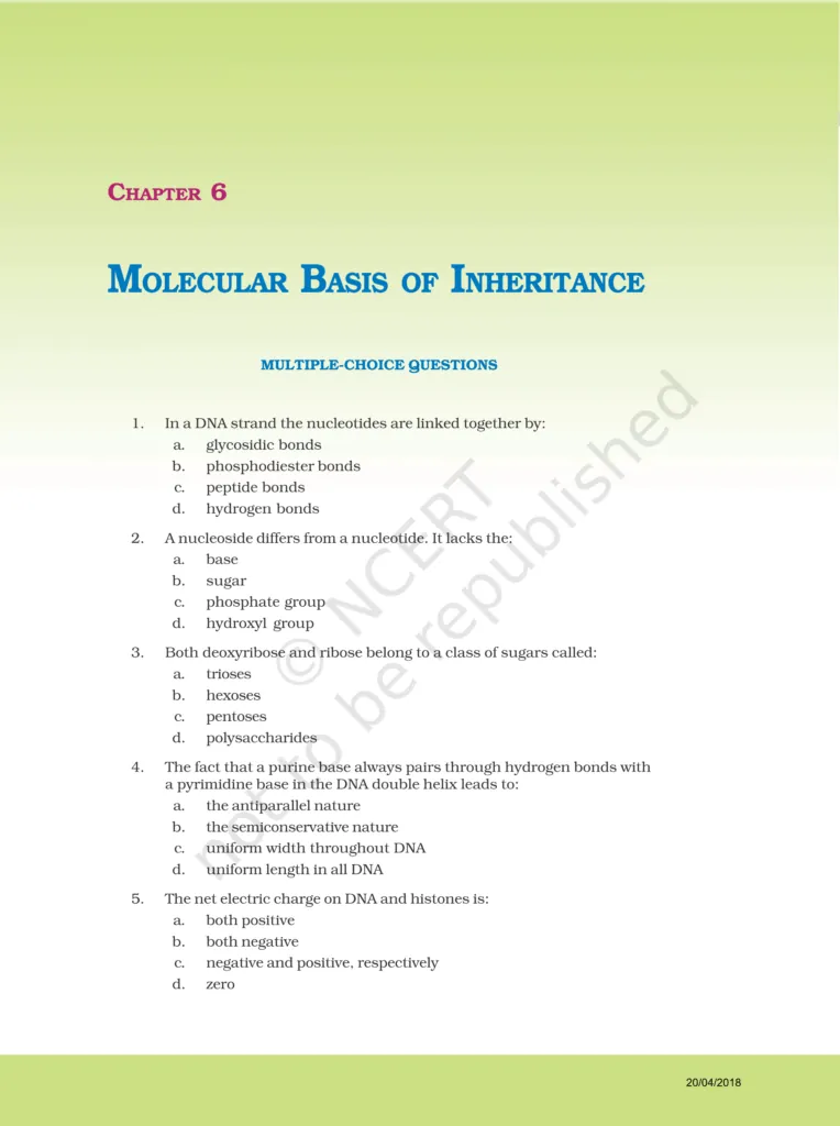 NCERT Exemplar Class 12 Biology Chapter 6 Image 1
