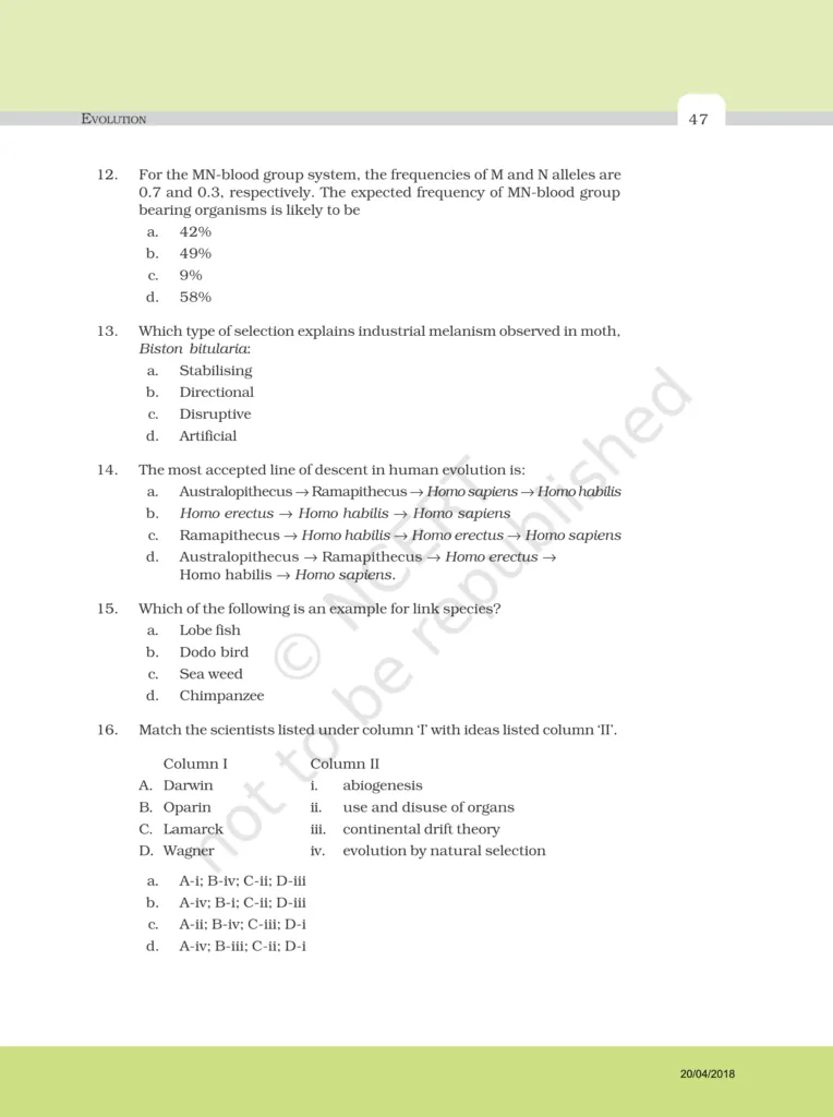NCERT Exemplar Class 12 Biology Chapter 7 Image 3