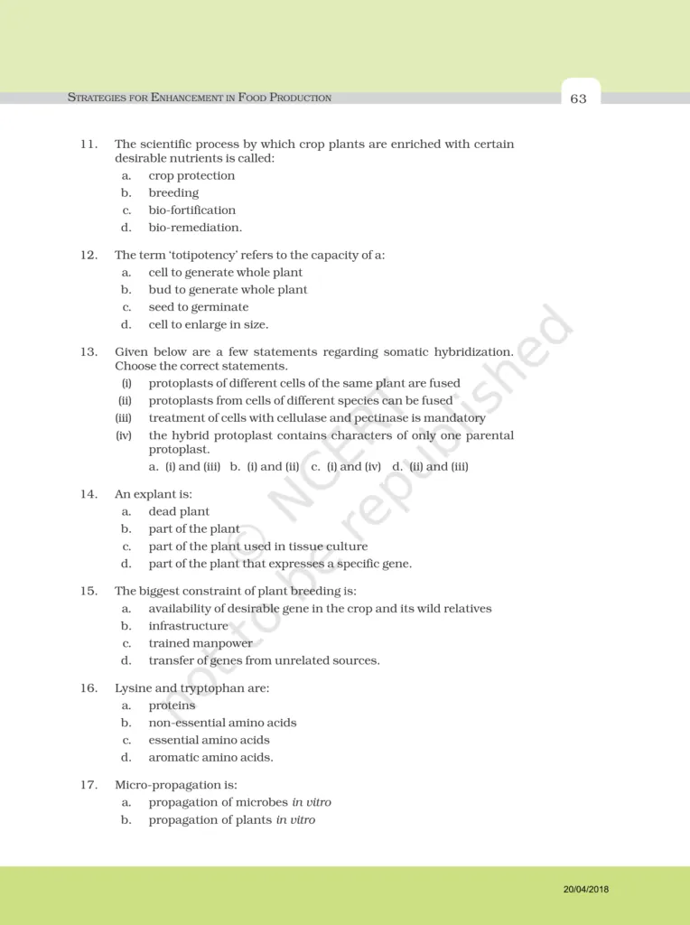 NCERT Exemplar Class 12 Biology Chapter 9 Image 3