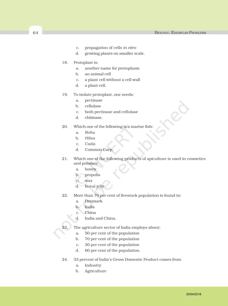 NCERT Exemplar Class 12 Biology Chapter 9 Image 4