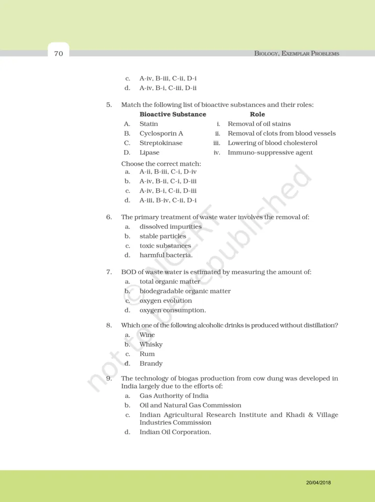 NCERT Exemplar Class 12 Biology Chapter 10 Image 2