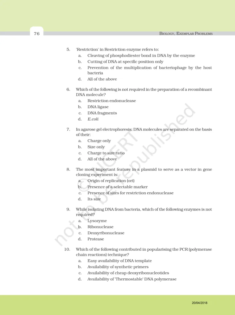 NCERT Exemplar Class 12 Biology Chapter 11 Image 2