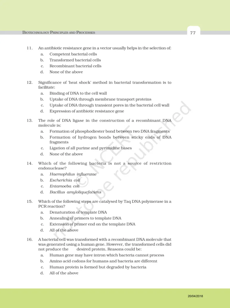 NCERT Exemplar Class 12 Biology Chapter 11 Image 3