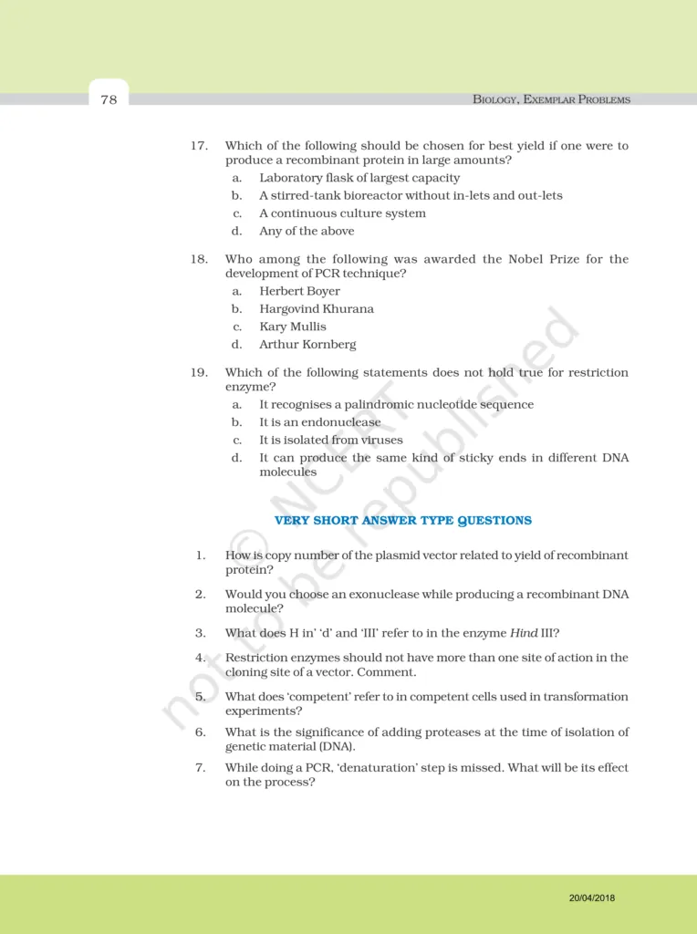NCERT Exemplar Class 12 Biology Chapter 11 Image 4