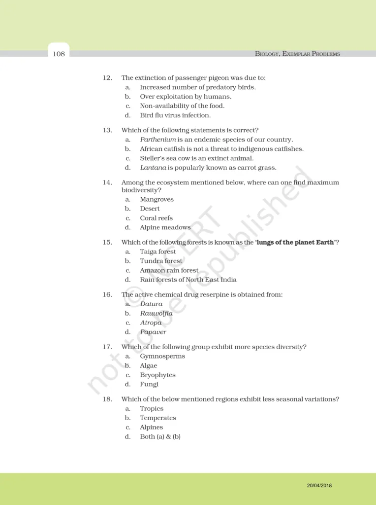 NCERT Exemplar Class 12 Biology Chapter 15 Image 3