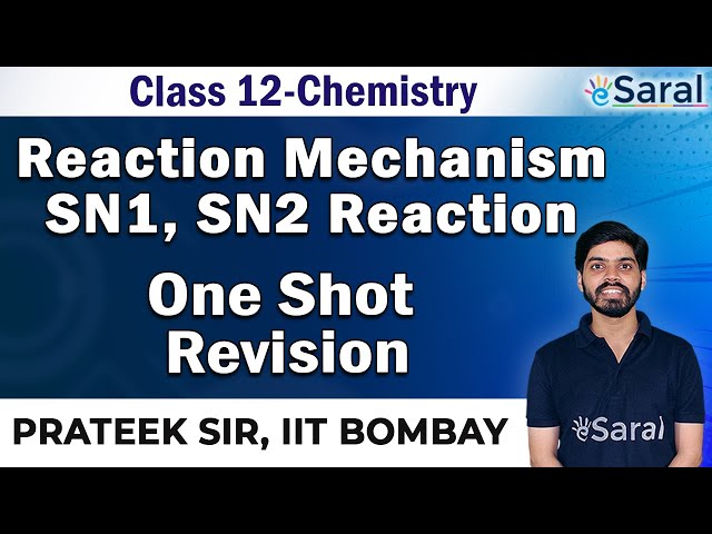 Haloalkane & Haloarene, Reaction Mechanism Revision Part 2 - Class 12, JEE, NEET