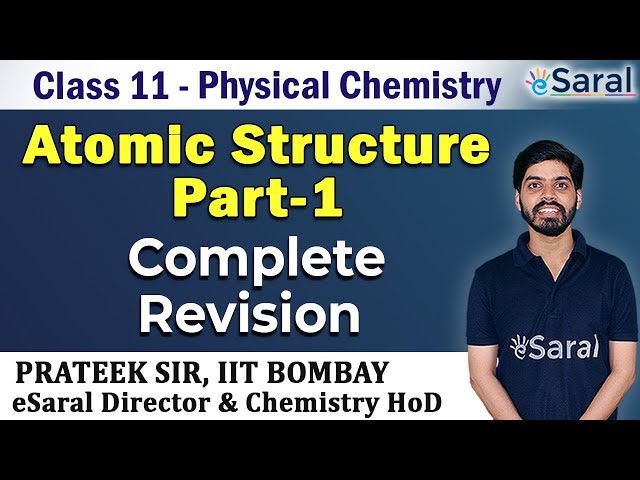 Atomic Structure - 1 | Physical Chemistry Revision for Class 11, JEE, NEET