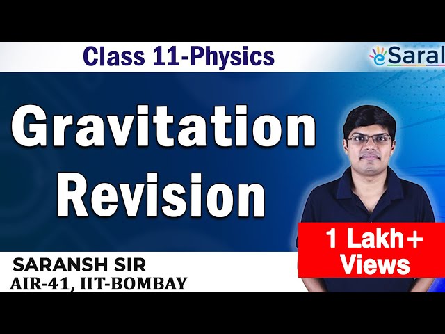Gravitation Revision- Physics Class 11, JEE, NEET - eSaral