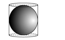 A right circular cylinder just encloses a sphere of radius r