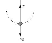 A stone of mass m tied to the end of a string revolves in a vertical circle of radius R.02