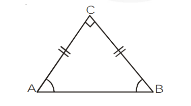 ABC is an isosceles triangle right angled at C