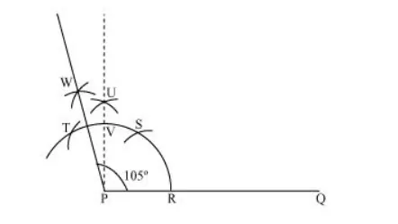 Construct the following angles and verify by measuring them by a protractor