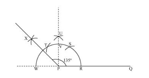 Construct the following angles and verify by measuring them by a protractor
